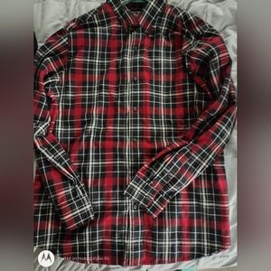 Men's Chaps long sleeve button down shirt size L